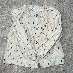 2-3 zara girl Zara floral button down